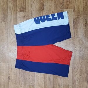 Rouge Helium Red, Blue, and White Athletic Shorts